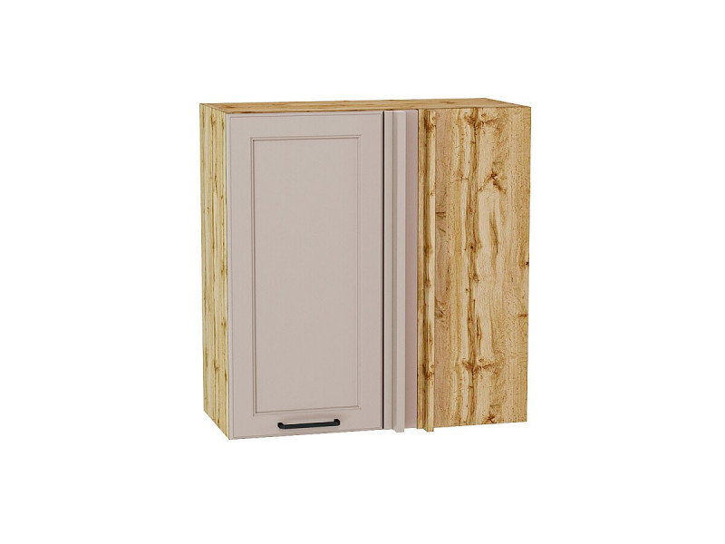 716*700*351 Шкаф верхний прямой угловой Барселона Кашемир/Дуб Вотан