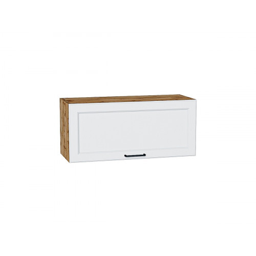 358*800*324 Шкаф верхний горизонтальный Барселона Белый/Дуб Вотан