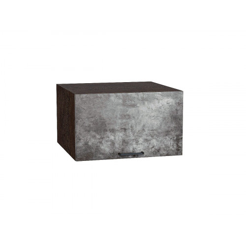 358*600* Шкаф верхний горизонтальный глубокий Флэт Temple Stone 2S Graphite