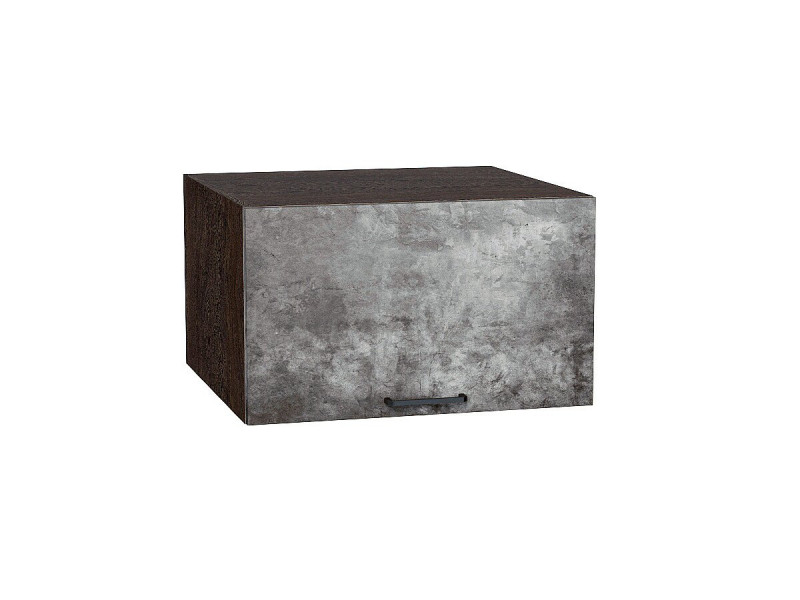 358*600* Шкаф верхний горизонтальный глубокий Флэт Temple Stone 2S Graphite