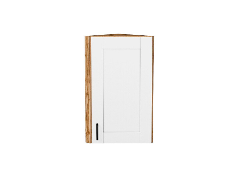 Кухня 716*300*306Шкаф верхний торцевой Лофт Super White/Дуб Вотан