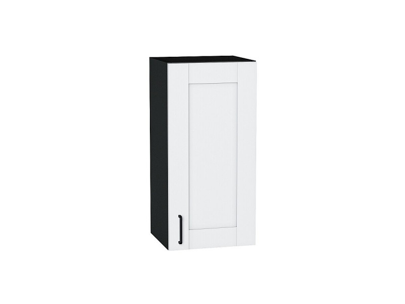 Кухня 716*350*Шкаф верхний с 1-ой дверцей Лофт Super White/Graphite