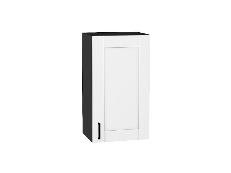 Кухня 716*400*Шкаф верхний с 1-ой дверцей Лофт Super White/Graphite