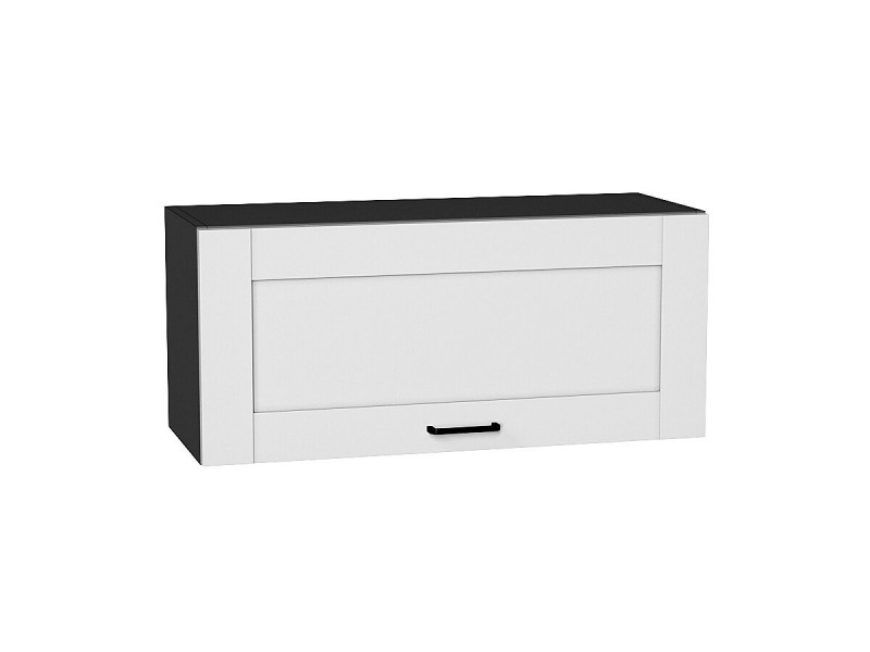 Кухня 358*800*Шкаф верхний горизонтальный Лофт Super White/Graphite